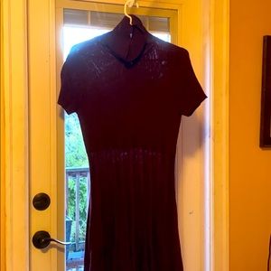 Purple Calvin Klein dress